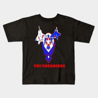 USAF Thunderbirds F22 Raptors Kids T-Shirt